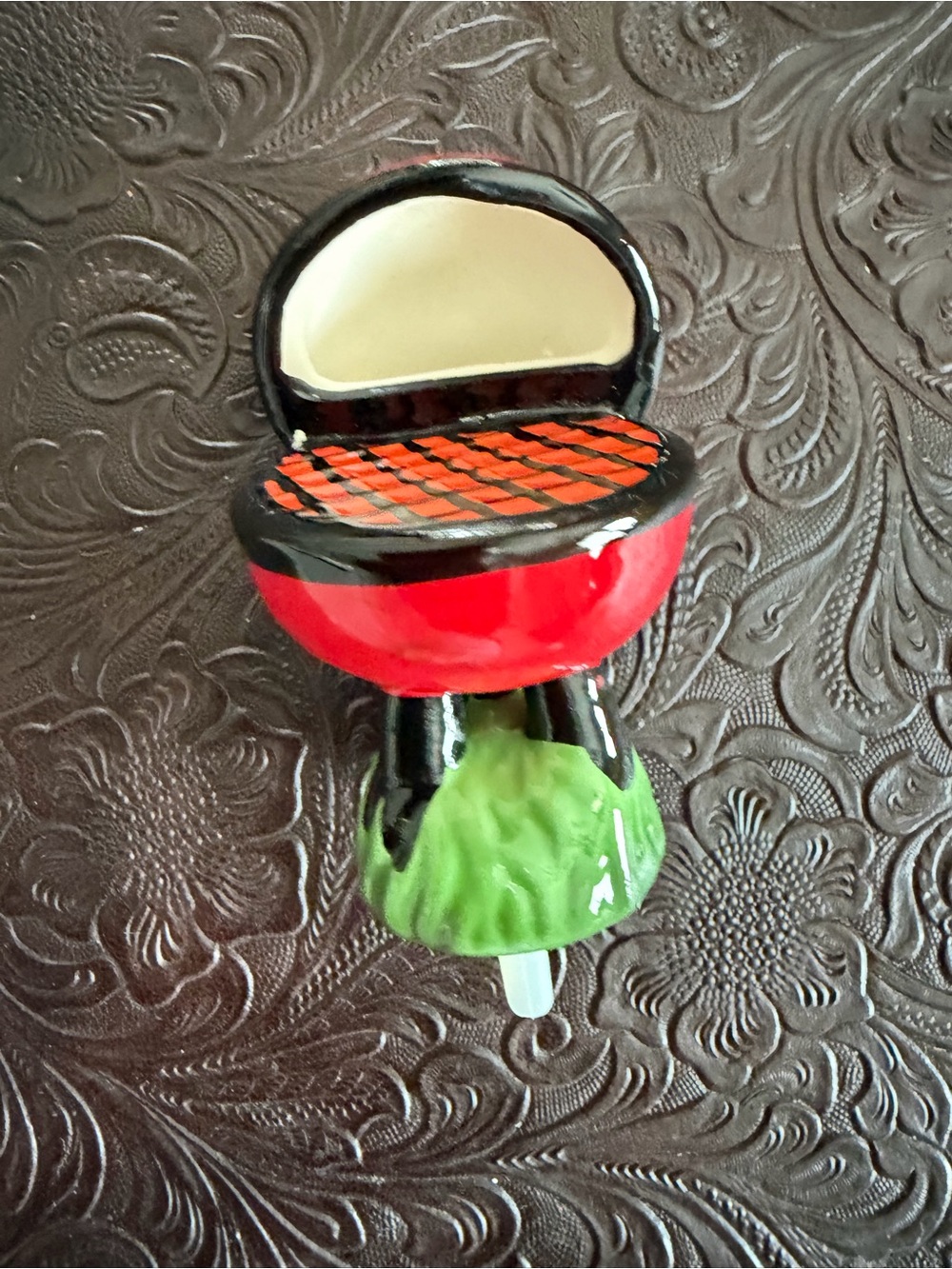 Nora Fleming Mini Ceramic Red Grill